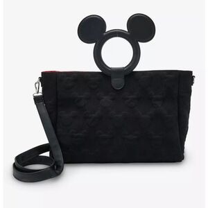 Loungefly Black Mickey Mouse Silhouette Tote Bag